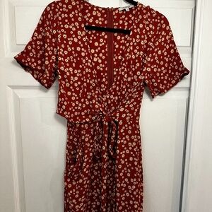 Madewell floral romper